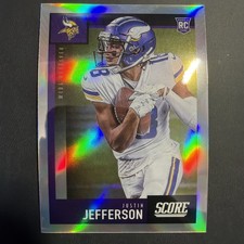 2020 Panini Chronicles - Score Update Rookies Justin Jefferson #449 Silver (RC)