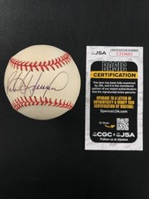 Roberto Hernandez Signed Rawlings Baseball JSA w/COA Pitcher White Sox/Rays WOW!