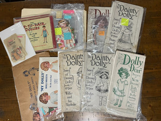 Large Lot of Vintage Paper Dolls Dolly Sam'l Gabriel Sons & Co.