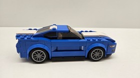 LEGO set #75871 Ford Mustang GT complete build no inst Speed Champions 6-wide