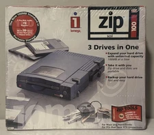 iomega ZIP 100 scsi 3 Drives In One - New / Sealed
