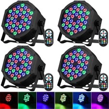 4PCS DJ Disco Party Stage Light 36LED RGB DMX Beam Lights KTV Show PAR Lighting