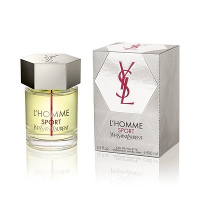 YSL L'HOMME SPORT 3.3 OZ 100 ML EDT SPRAY NIB SEALED 100% AUTHENTIC