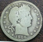 US 1906-D Barber Quarter  **