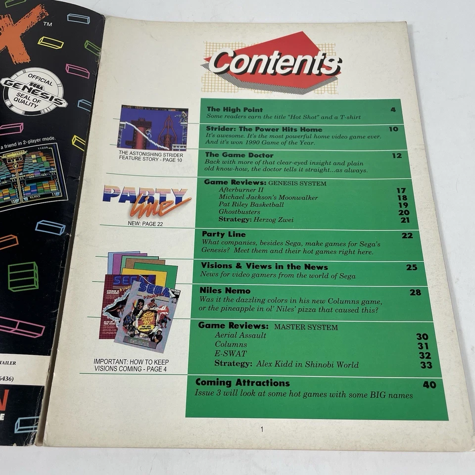 Sega Visions and SEGA Force Vintage Lot of 4 Video Game Magazines Foto 4 de 4