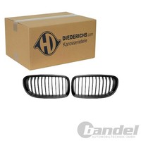 Diederichs Sport KÜHlergrill Front Grill Nieren Schwarz Passend FüR BMW 3Er E91