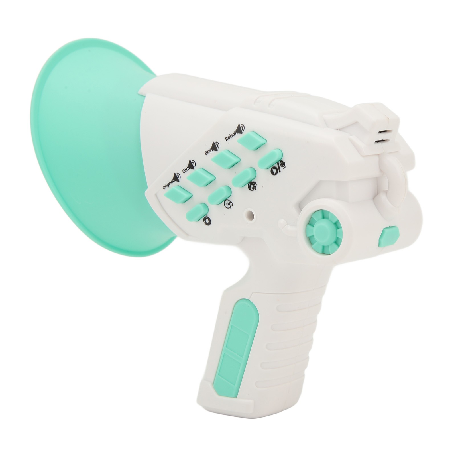 Funny Megaphone With Multi Voice Effects Plastic Light Green Voice Changer Horn