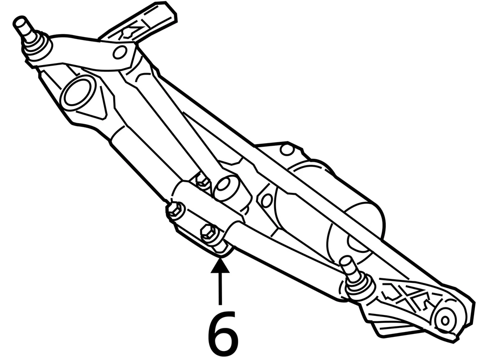 LIMPIAPARABRISAS TRANSMISIÓN BMW 325i 328i 335i 323i 330i 2006 06 2007 07 08 09 10 1138262 Foto 4 de 4