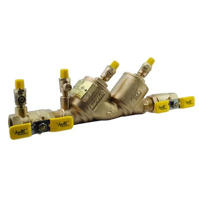 Apollo Valves 4A108a2f Double Check Backflow Preventer, 2 In