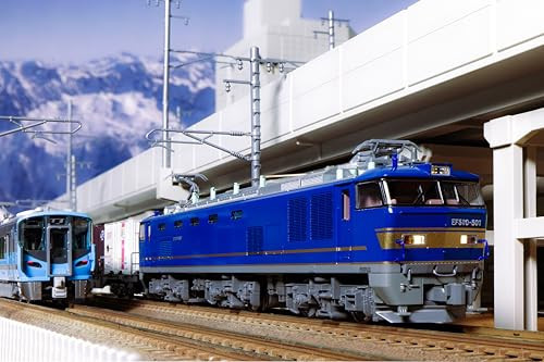 KATO N Gauge EF510 500 JR Freight Color Blue 3065-8 Railway KATO N Gauge EF510 500 JR Freight Color Blue 3065-8 Railway