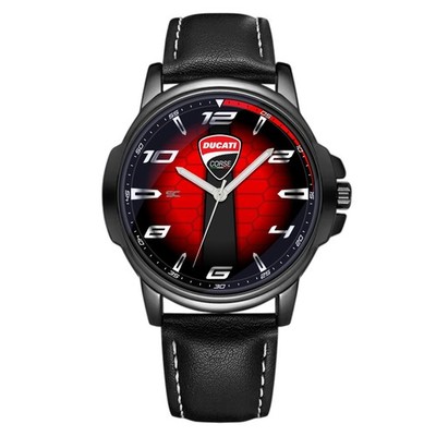Ducati Corse Sport Strip Bee's Nest Racing Fan Art Quartz Wrist Watch