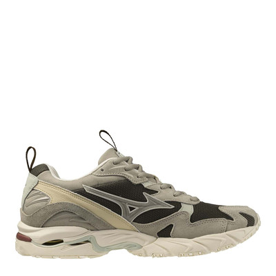 Herren Sneaker Mizuno Wave Rider 10 Premium Schnürer Freizeit in Grau