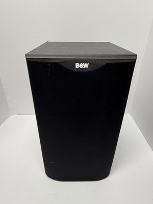 Single B&W DM601 2-Way Bookshelf Speaker Black, Made In England, WORKING