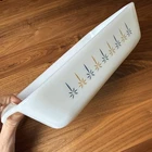 Vintage Anchor Hocking Fire King Candle Glow 1qt Casserole Baking Dish #441