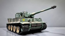 Carro armato RC "German Tiger I S33" Heng Long - 1:16, fumo e suono + trasmissione in acciaio e 2