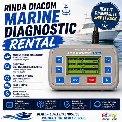 7 day RENTAL of Rinda Techmate Pro Scan Tool