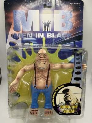 Vintage MEN IN BLACK Bobo The Squat Bendable PVC Figure (Galoob, 1997)