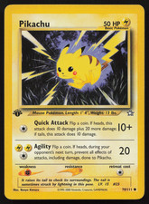 Pikachu 70/111 Neo Genesis 1st Edition on eBay