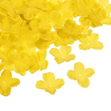 1000Pcs Silk Artificial Flower Petals Decoration for Wedding Decor, Yellow