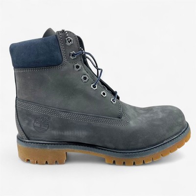 Timberland 6 Inch Premium Dark Gray Gum Mens Boot Waterproof