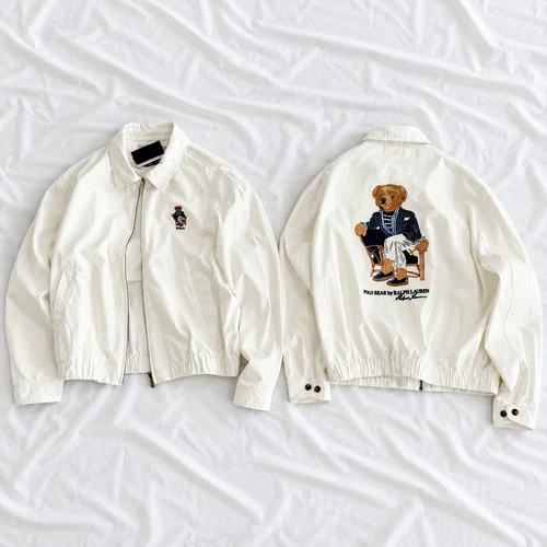 Ralph Lauren Polo Bear Jacket Exclusive Blouson in White - product listing photo