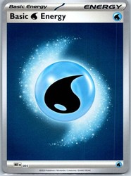 Basic Water Energy - 003 Mega Evolution Energies Reverse Holo