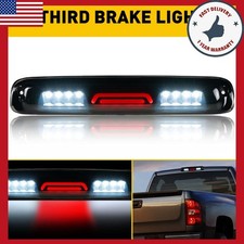 Fit For Silverado Gmc Sierra 1500 2500 99-07 Smoked Led Tail 3rd Brake Light