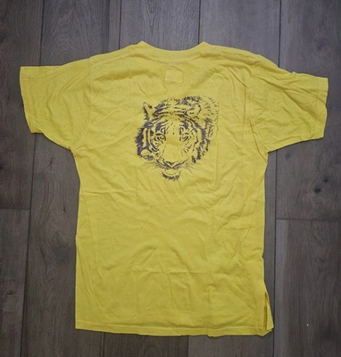#ad vtg 80s baton Rouge zoo single stitch tshirt yellow XLarge $19.88