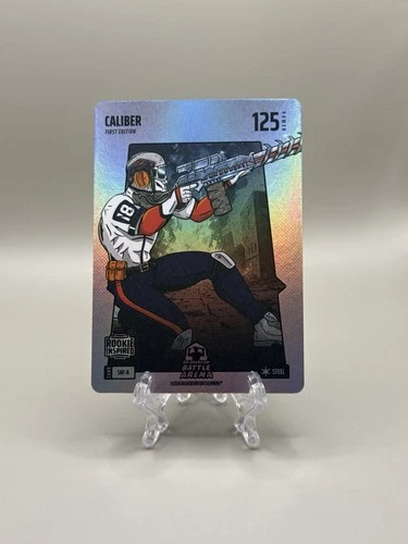 Bo Jackson Battle Arena - Caliber STEEL Silver Battlefoil -SBF-8 Caleb Williams