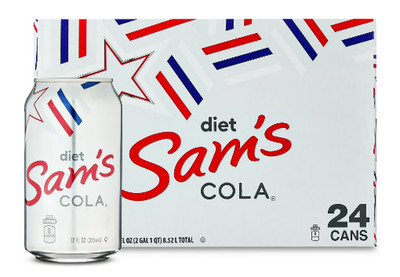 Sam's Cola Diet Soda Pop, 12 fl oz, 24 Pack Cans