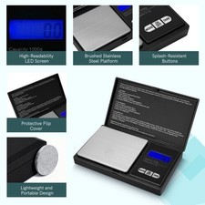 Mini Digital Scale 1000g x 0.1g Portable Jewelry Scale for Gold Silver Coins - Image 3