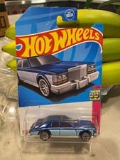 2023 Hot Wheels #75 HW: The '80s 7/10 '82 CADILLAC SEVILLE Blue w/Chrome Lace Sp