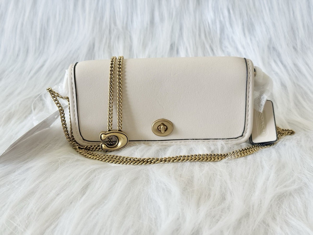 Coach Glovetanned Leather Mini Dinky Bag 14 Chain Crossbody NWT