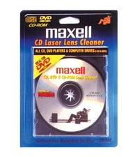 Maxell 190048 CD-340 Laser Lens Cleaner - For Compact Disc, DVD - Game Consoles