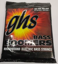 Electric Bass Strings GHS Bass Boomers 45-100 ML3045X  MED LIGHT LONG SCALE +