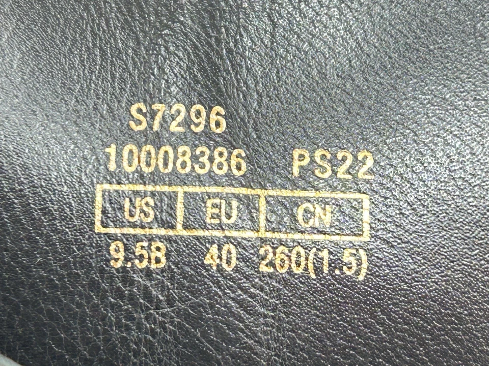 Stuart Weitzman Mckenzee Leather Lace-up Platform Combat Boots Black US9.5B EU40 - Image 3 of 4