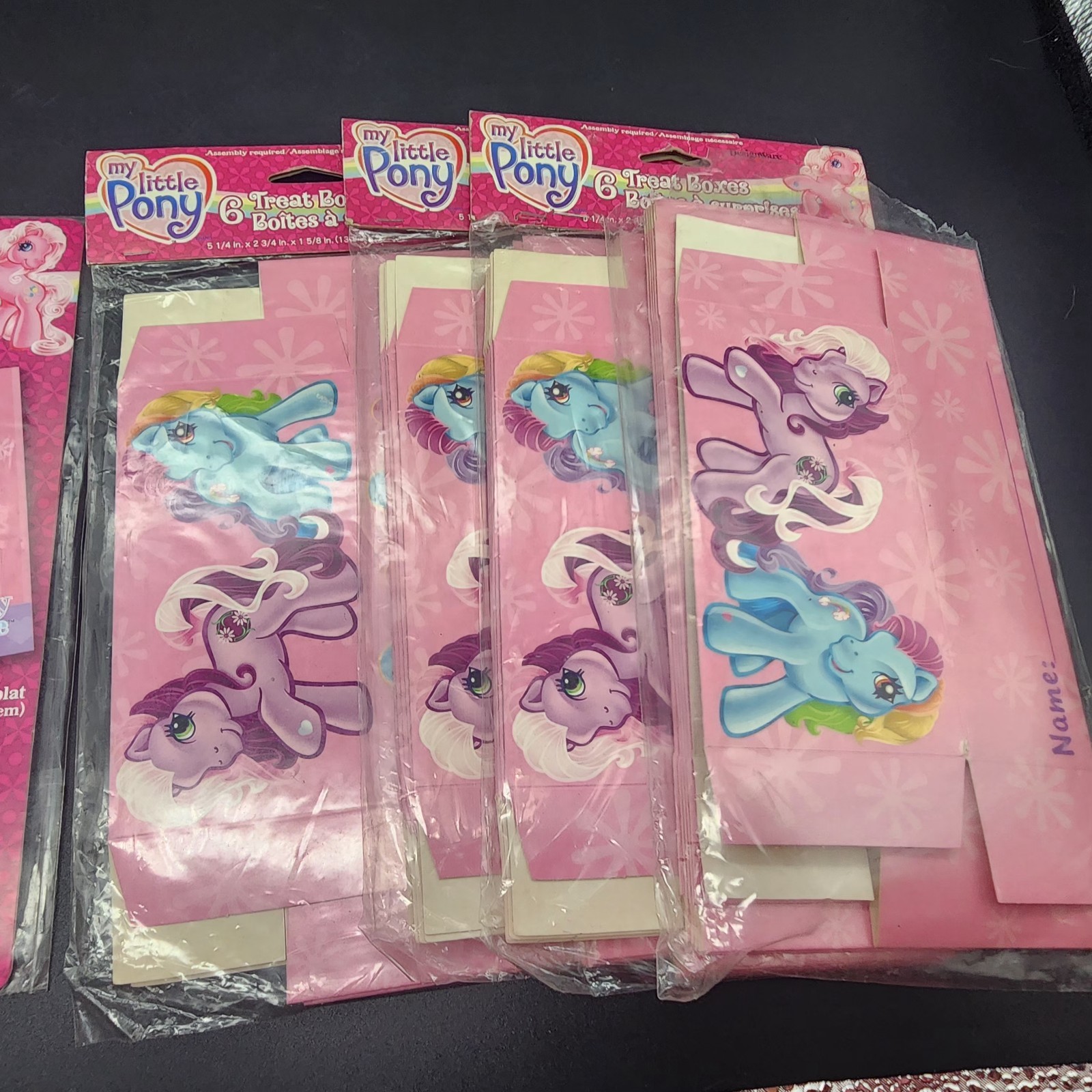 My Little Pony Party Game & Party Souvenirs Boxes 2006