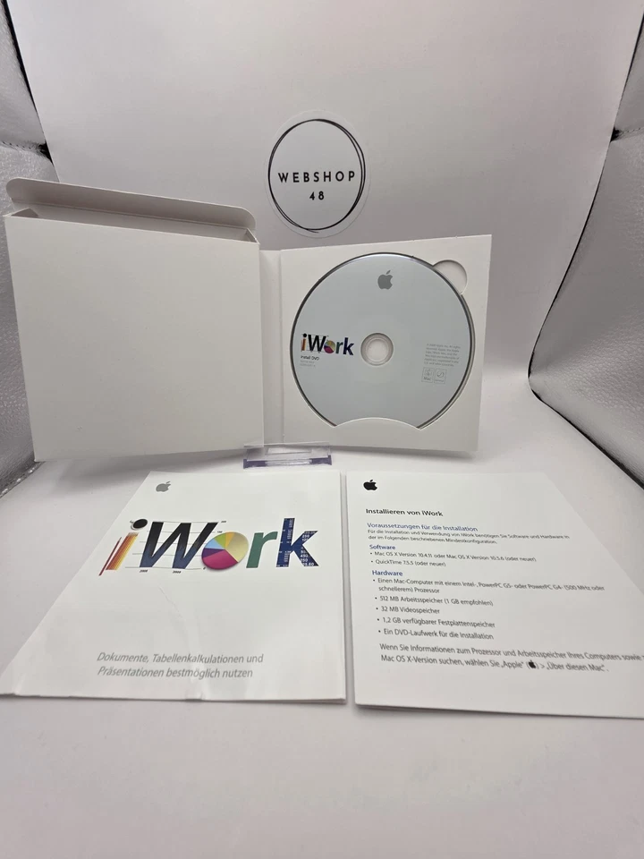 Apple | iWork Vollversion | Pages, Numbers, Keynote | Gebraucht - Bild 2 von 3