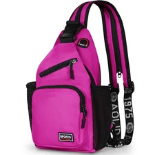 Crossbody Sling Bag Backpack for Men & Women, Convertible Shoulder Bag Waterp...