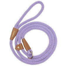 Pet Slip Leash, 6ft Slip Leads for Dogs, Dog Lead Collar Combo 6ft 12mm Purple