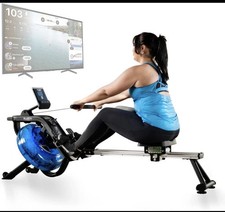 Bluefin Fitness Blade Aqua M-1 Water Resistance Exercise Gym App Rowing Machine