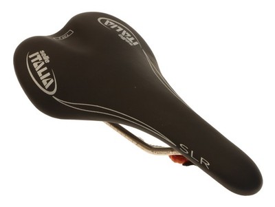 パーツ Selle Italia SLR Selle Italia SLR Saddle Carbon Fiber Titanium Rails Black Leather