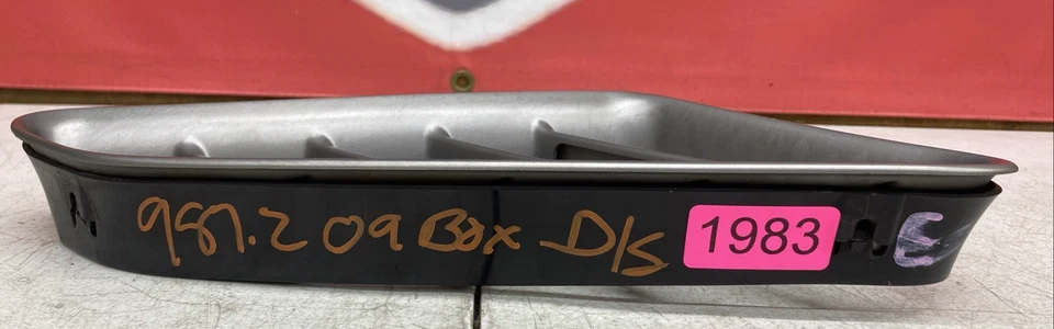 Porsche Boxster 987.2 2009 rejilla de admisión de aire del lado del pasajero 98750474901 Foto 3 de 4