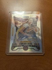 2026 Panini Prizm WNBA Cameron Brink Silver Auto LA Sparks
