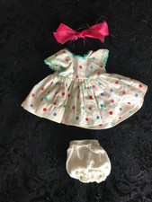 Cosmopolitan Ginger Doll Polka Dot Dress and Panties With Hair Bow Tagged