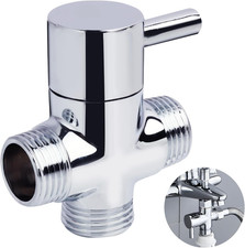 Valvola Deviatore Di Ricambio per Doccia, Adattatore a T a 3 Vie in Ottone Croma