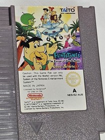 The Flintstones Rescue of Dino & Hoppy NES PAL AUS CIB Complete Rare Taito