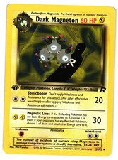 Pokemon TCG Dark Magneton 28/82 Team Rocket 1st Edition Non-Holo Rare LP on eBay