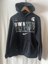 NIKE MICHIGAN STATE SPARTANS Therma Fit Full Zip Hoodie Large Own The Playoff