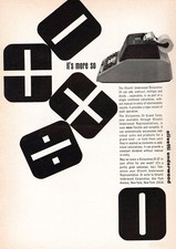 1964 Olivetti Underwood Divisumma: Adding Machine Vintage Print Ad
